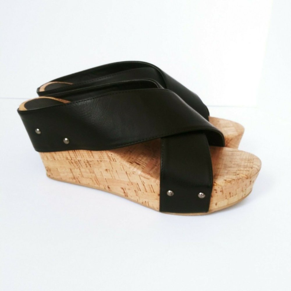 - Maurices Womens Cork Wedge Shoe Size 9